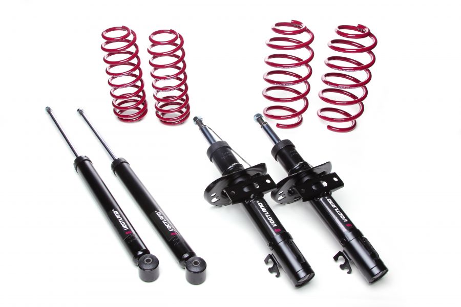 Front axle up to 1020 kg 35 35 mm Vogtland lowering springs sports suspension for Seat Leon type 1P 